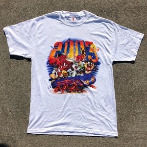 2003 SIX FLAGS USA LOONEY TUNES T-SHIRT sz L EUC